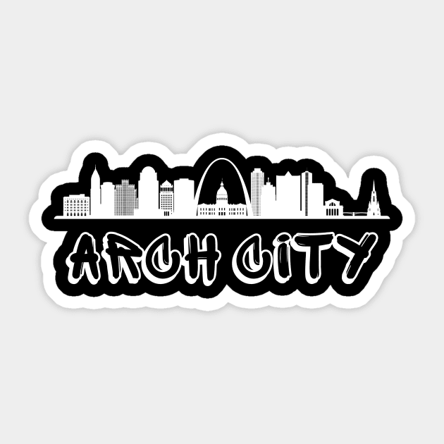 Arch City Graffiti Sticker by Arch City Tees